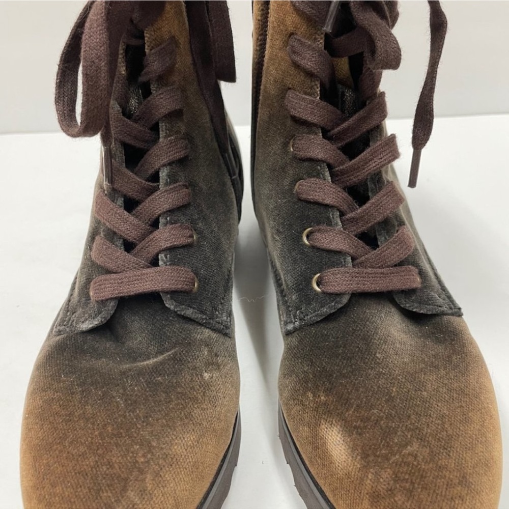 Donald J. Pliner “Esa” Brown Lace Up Combat Boots, Size: 7 - Picture 8 of 11